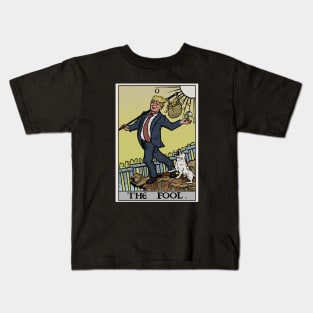 Donald Trump - The Fool Tarot Card Kids T-Shirt